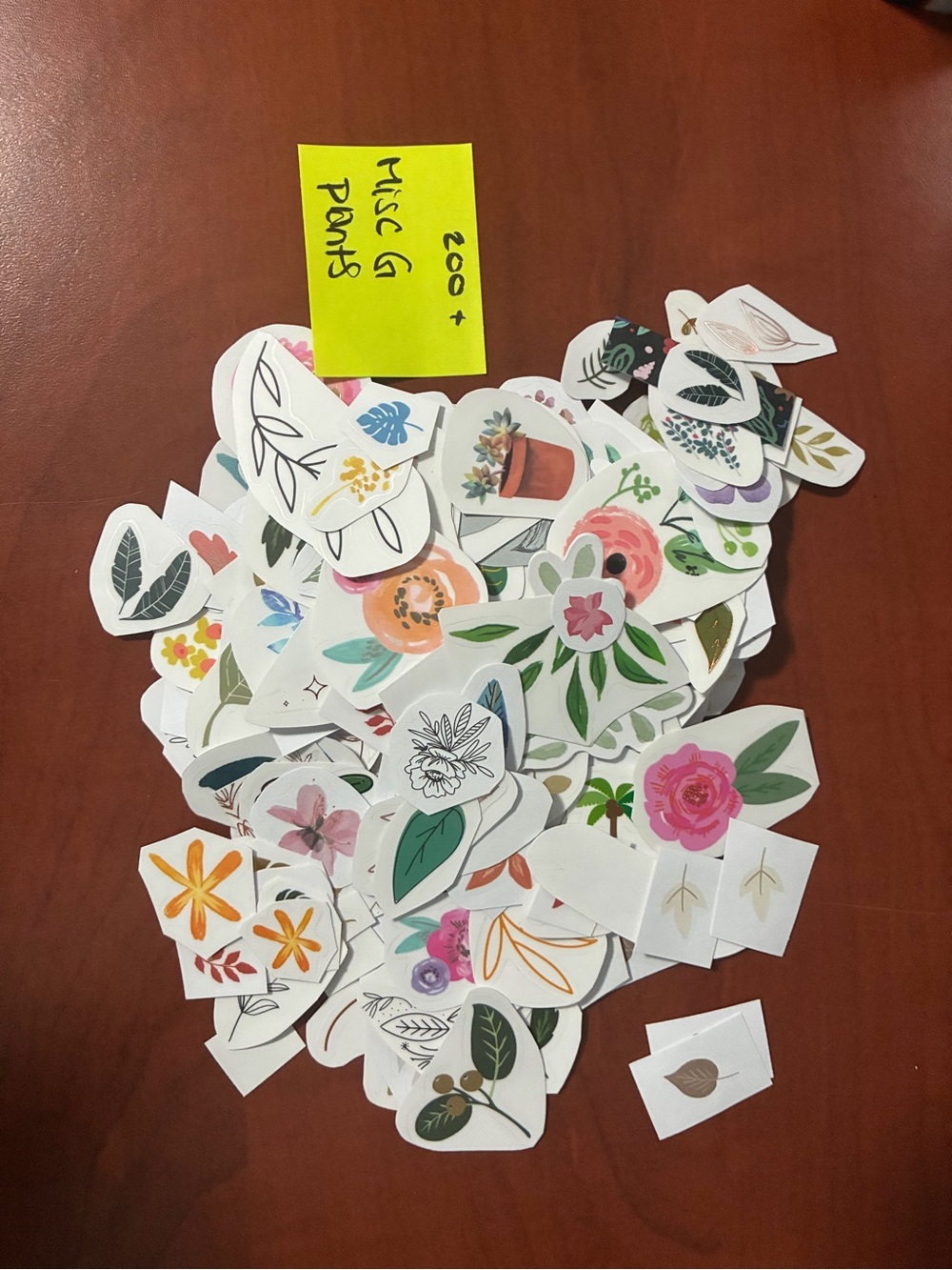 Floral Assorted Sticker Pack - Multicolor Home Accents